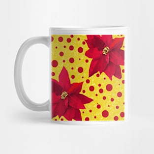 Poinsettia Red Mug